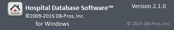 Hospital Database Software for Windows